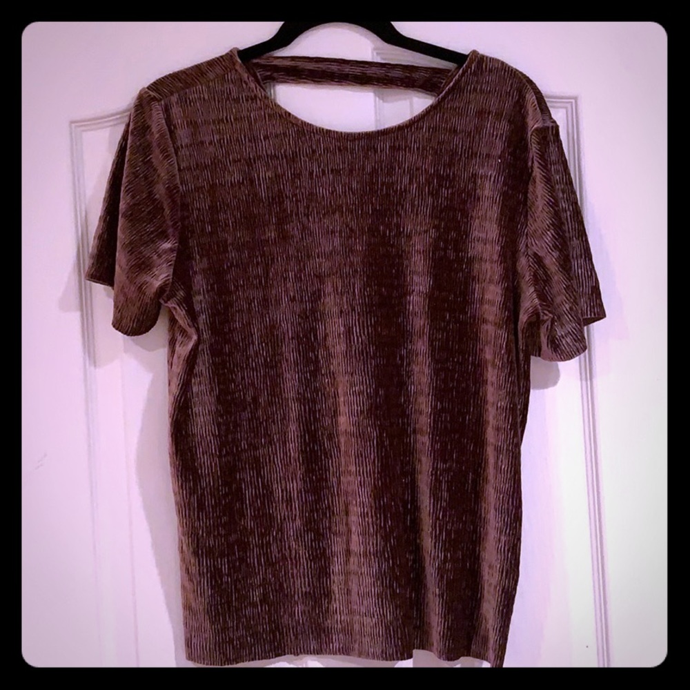 Purple tee shirt